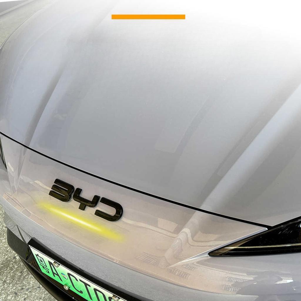 Для BYD Sealion 7 EV Автомобиль Черный Передний Значок Черный Воин Задний Значок Модификация Покрытия Стиль Логотип на Хвосте Блэкаут Значок Автомобиля