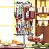 4-6 Head Rotating Wine Pouring Rack Bar Pourer Bar Rack Bar Supplies 30ml Quantitative Pouring Cabinet Wine Cabinet