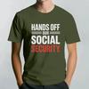 РУКИ ПРОЧЬ - Мужчины и женщины в одинаковом стиле Casual Fashion Street Slim с короткими рукавами Футболки Футболки вокруг текущих событий и политики