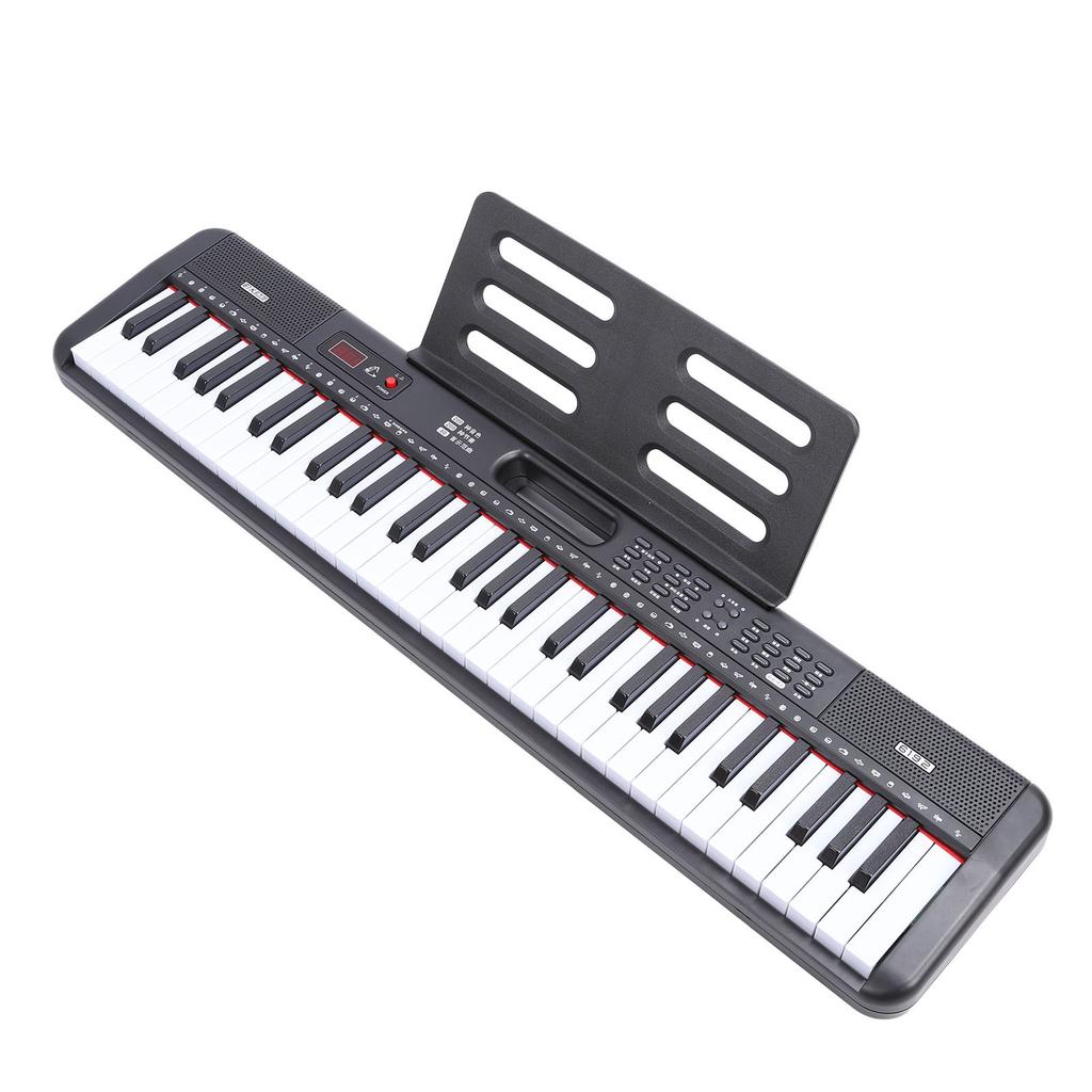 61 клавиша пианино клавиатура электронное цифровое пианино со встроенным динамиком микрофон подставка для нот