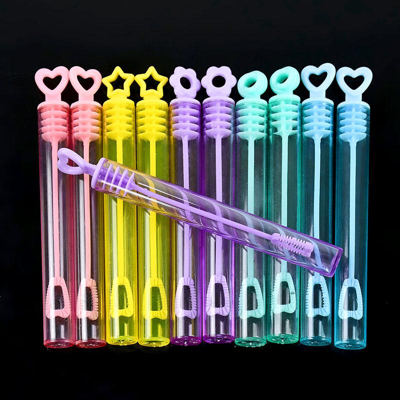 10-50 шт. Красочные бутылочки для мыльных пузырей, палочка-сердечко, пустые тубы, детские сувениры для дня рождения, наполнитель для пиньяты, игрушки, свадебные подарки для гостей