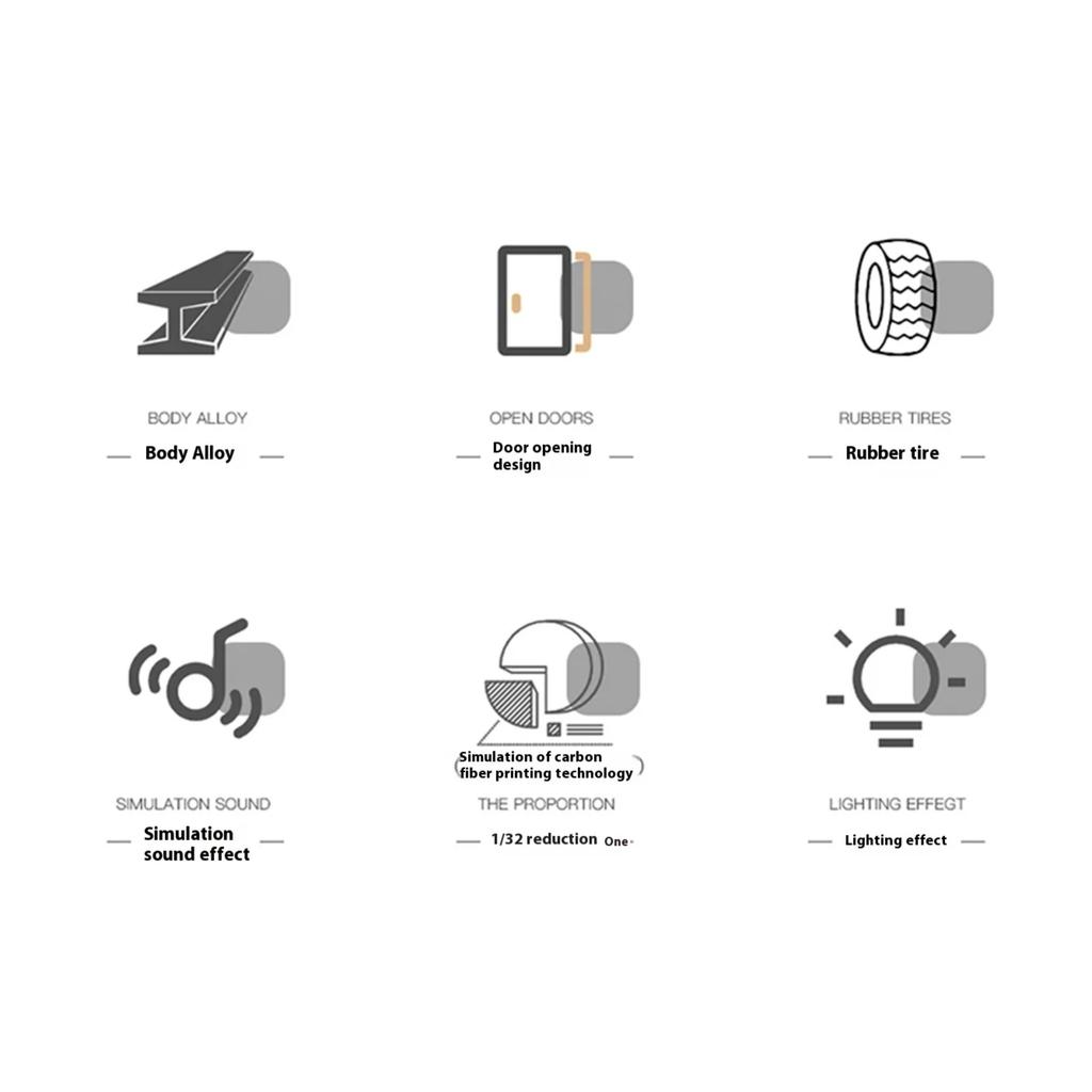 1/32 Scale Apollo Evo Alloy Die Cast Sports Car Model Simulation Sound Door Can Open Racing Birthday Gifts for Children