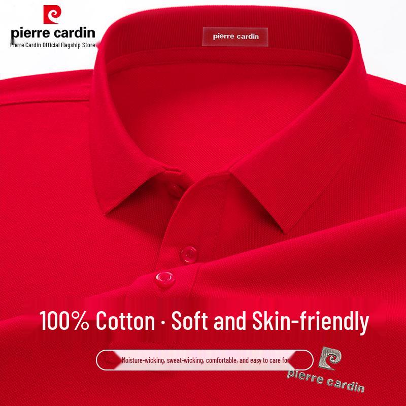 Pierre Cardin Мужская футболка-поло с коротким рукавом из 100% хлопка