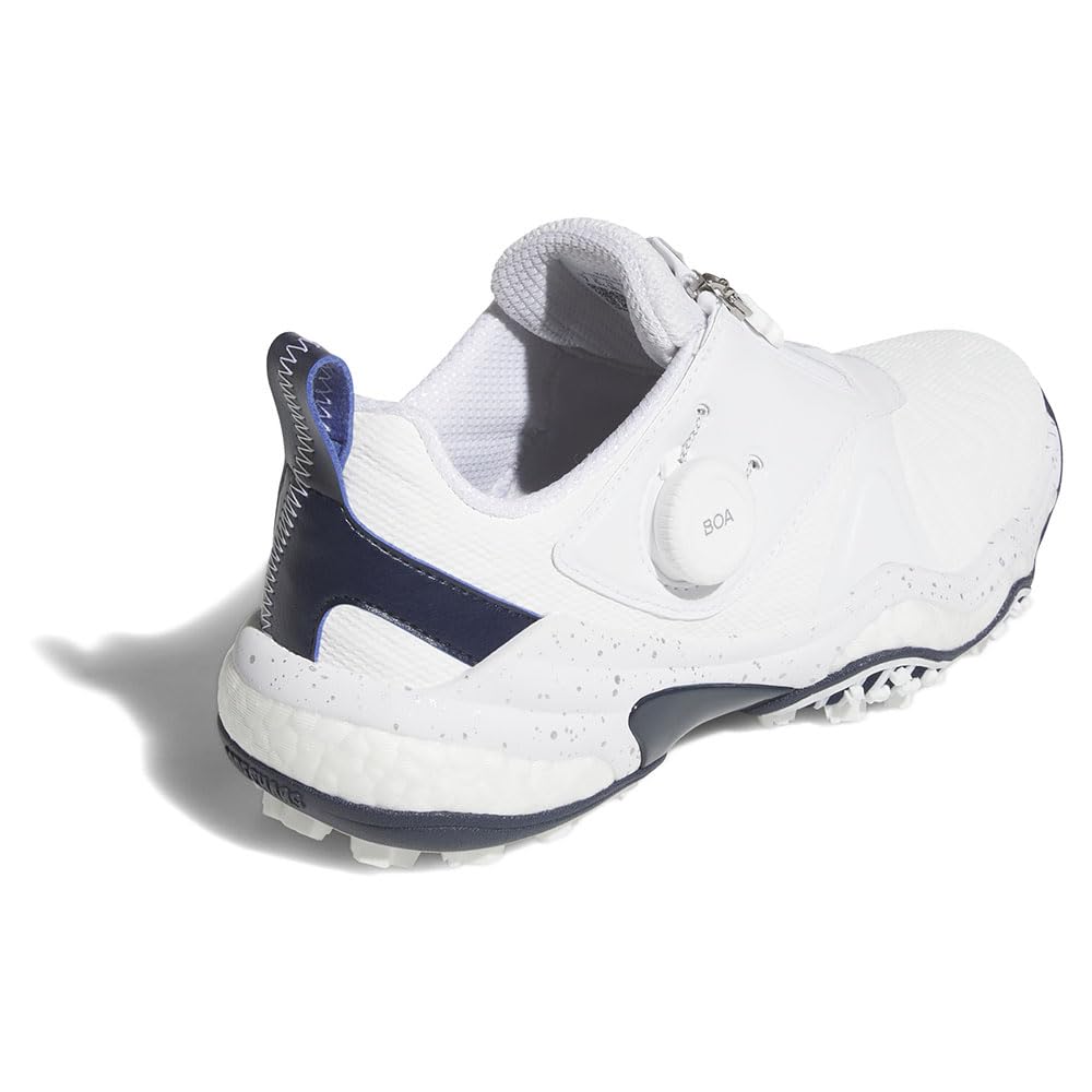 Гольф обувь Code Chaos 25 Boa Обувь Темно-синий см 2E [Adidas Golf] Женская Белый/Металлик серебристый/Колледж 24.5
