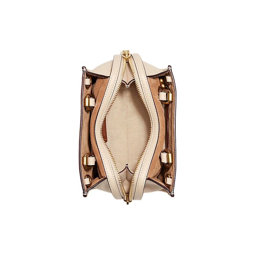 New COACH Rogue Leather Handbag Shoulder Bag Crossbody Bag Small Size Women's Ecru CB838-B4RHR