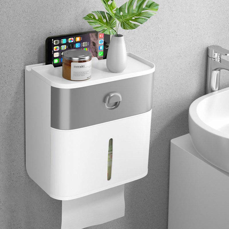 Toilet Tissue Boxes Waterproof Toilet Paper Toilet Paper Shelf Toilet Wall-mounted Storage Box