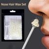 25g/50g Portable Nose Wax Kit Nail Waxing Hair Removal Wax Kit Nail Wax Cleaning Nose Clipper Beauty For Men And Women