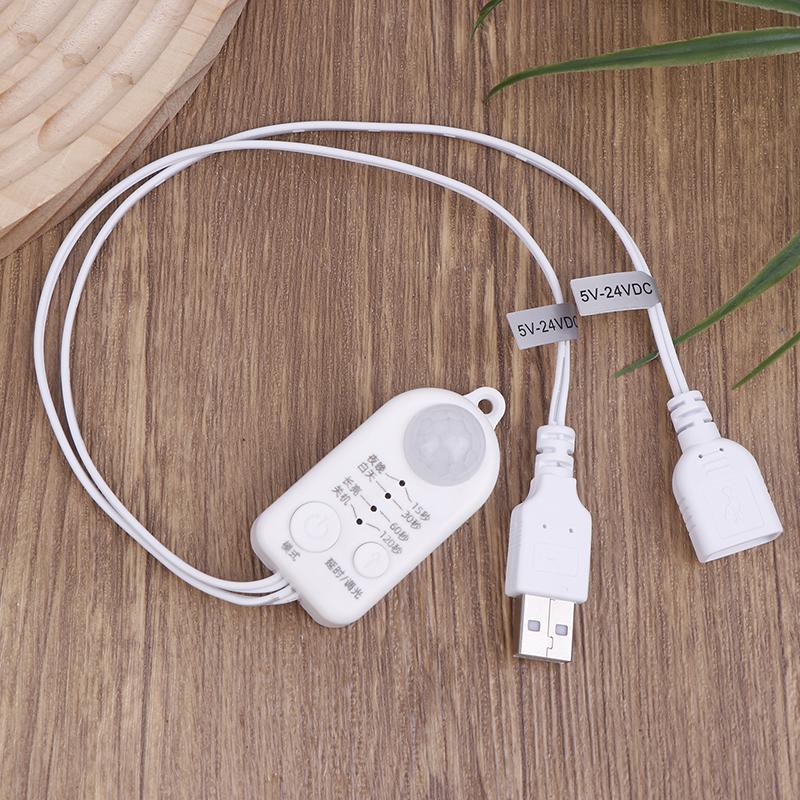 Dc 5V-24V Usb Dc Body инфракрасный PIR датчик движения переключатель датчика движения человека детектор переключатель для светодиодной ленты 6V-24V