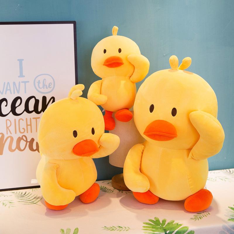 Новая Креативная Кукла Маленький Желтый Утенок Подушка Плюшевая Игрушка Детская Кукла Тряпичная Кукла Подарок