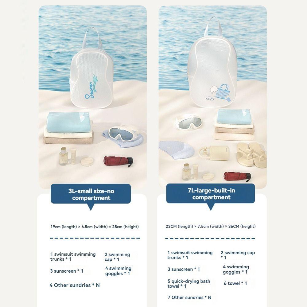 Большая вместительная сумка для плавания EVA, косметичка, дорожная сумка-тоут, водонепроницаемая сумка для хранения, пляжная сумка