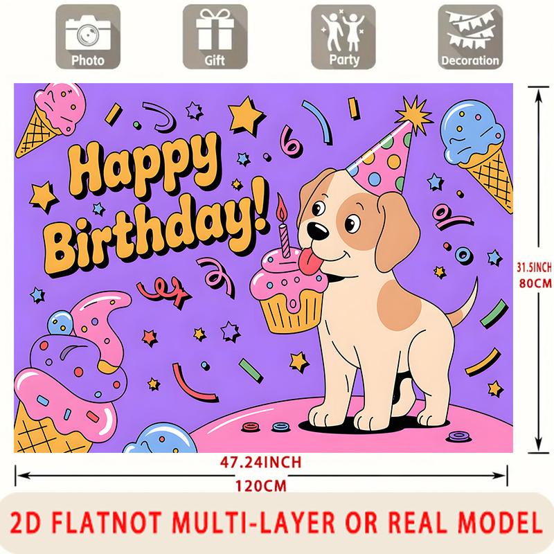 Party Backdrop Happy Birthday Birthday Photo Booth Background Front Door Decor