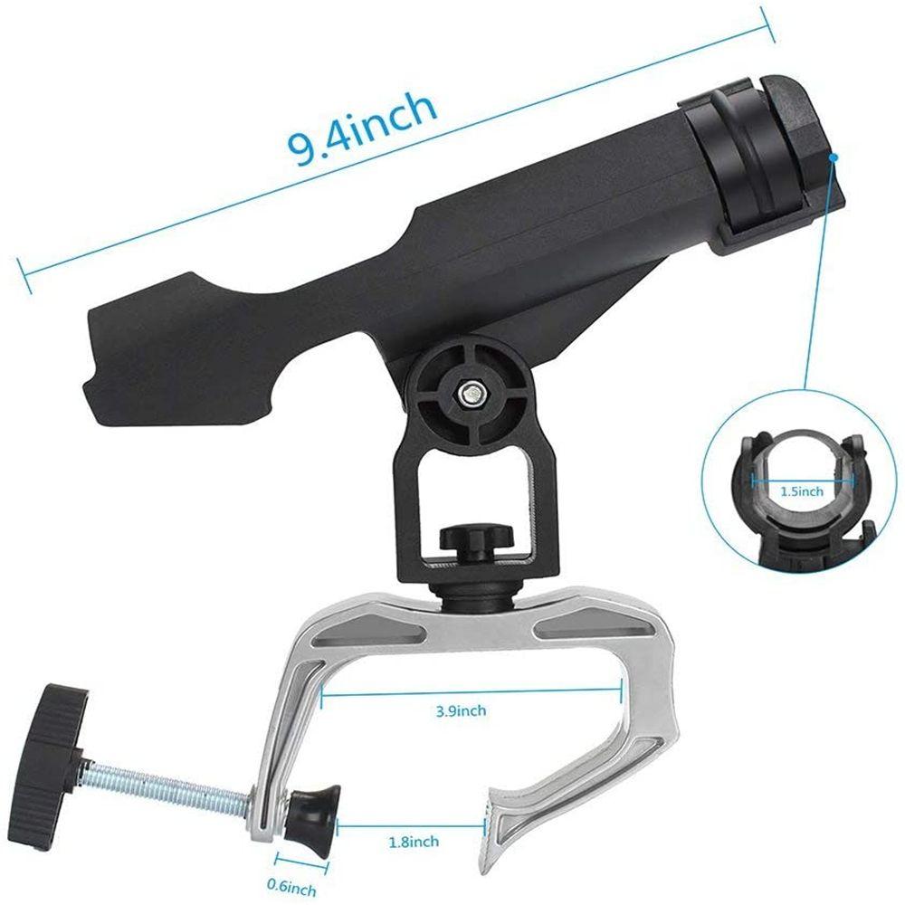 Регулируемая подставка для удочки с зажимом для лодки, яхты, кронштейн для удочки, подставка для удочки, кронштейн для шеста