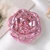 3D Rose Double-sided Mirror Portable Travel Mini Foldable Makeup Mirror Women Girls Vintage Pocket-sized Handheld Vanity Mirror