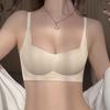Seamless Women Bra Gathers Shock-Proof Thin Pad Sexy Push Up Underwear Solid Color Female Intimate Bralette Lingerie