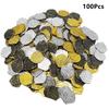 100Pcs Plastic Pirate Coin Fake Treasure Caribbean Pirate Coin Gift Simulation Coin Festival Decor Kids Toys Party Supplies