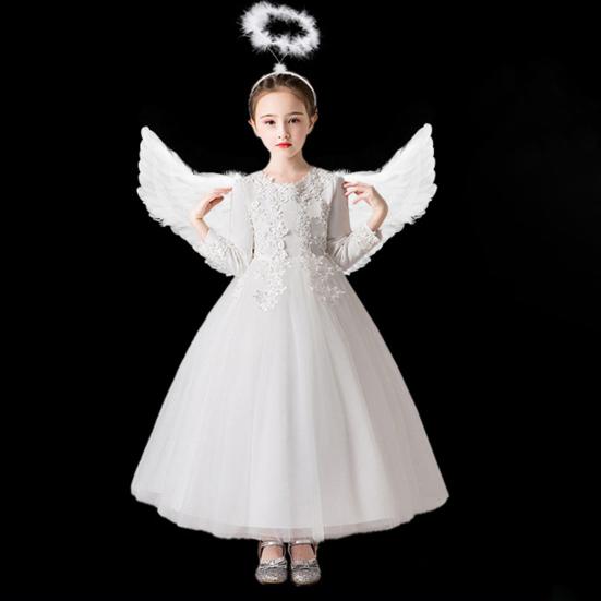 Handmade Angel Wings Creative White Feather Wings Cosplay Little Wings Props for Halloween Parties Festivals