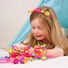 108/188/308pcs Multi-shaped DIY Handmade Beaded Kit Toy Educational Jewelry Making Toys  Kids