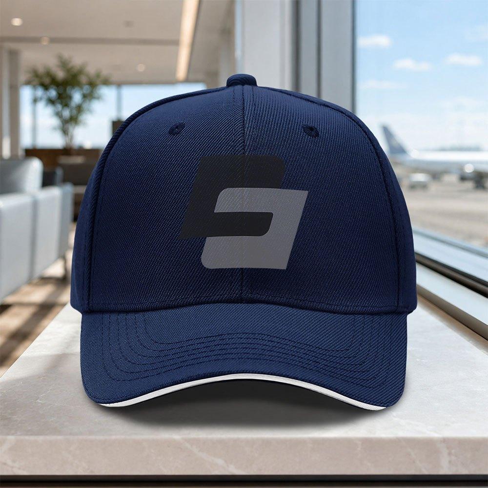 Adjustable Abstract Letter Baseball Cap Lightweight Unisex Sandwich Hat For Outdoor Weddings Parties