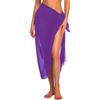 Womens Long&Short Sarong Swimsuit Coverups Summer Beach Bikini Wrap Sheer Short Skirt Scarf for Swimwear Cover-ups