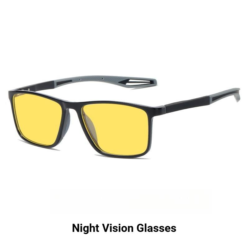 Новые ультралегкие спортивные солнцезащитные очки TR90 с антибликовым покрытием и ночным видением для защиты во время соревнований в телефонные игры, очки с плоской оправой