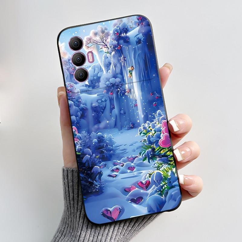 Милый Чехол Для Tecno Spark 8 Pro Funda Capa Печатный Корпус Защитная Крышка Мягкий Силикон Мультяшный Чехол Для Телефона Coque