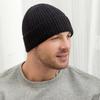 Ветрозащитные вязаные шапки-бини, теплая шапка-бини, высококачественная повседневная шапка, женская/мужская