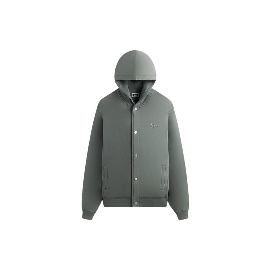 Kith Футболка унисекс с капюшоном Williams Vi Court, зеленая KHM031899-307