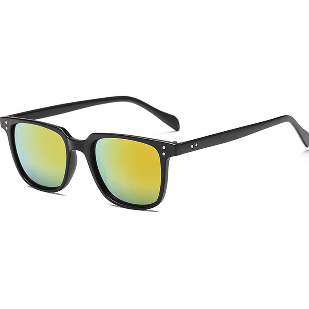 Leopard Dark Green Square Sunglasses Man Shades Male Sun Glasses Brand Designer Travel Vintage Sun Glasses