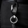 Metal Car Wheel Tire Air Valve Caps Stem Cover with Car KeyChain For Mazda CX3 CX-5 CX5 CX7 CX9 MX5 Axela ATENZA Mazda 2 3 GHJ1