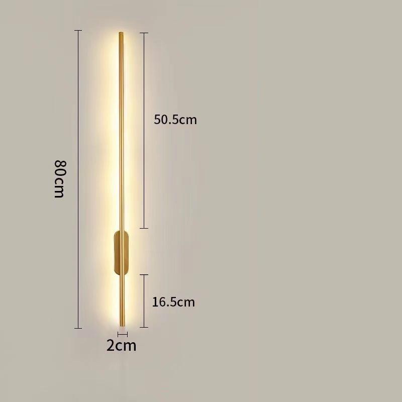 Светодиодная прикроватная лампа для спальни, современная светодиодная лента, лампа для гостиной, ТВ, фон, настенный светильник, лампа для прохода