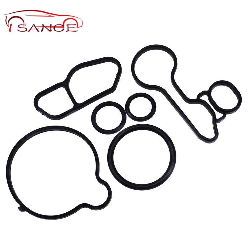 Engine Oil Cooler Filter Gasket 55565385,55568536,55568539,55568540,55565619 For Chevrolet Cruze Sonic Trax 1.4L Turbo