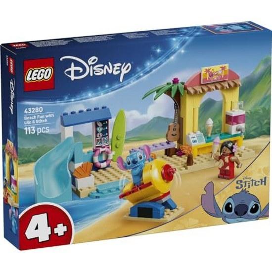LEGO Disney Lilo Stitch Beach Play Toy Block Educational Boys Girls Children 4 Years Old 5 6 Goods Pretend
