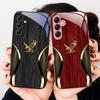 Благородное кольцо с золотым орлом для Samsung A20 30 22 23 24 25 26 31 32 A33 34 35 42 50 51 52 53 54 55 56 70 71 72 73 стеклянный чехол для телефона