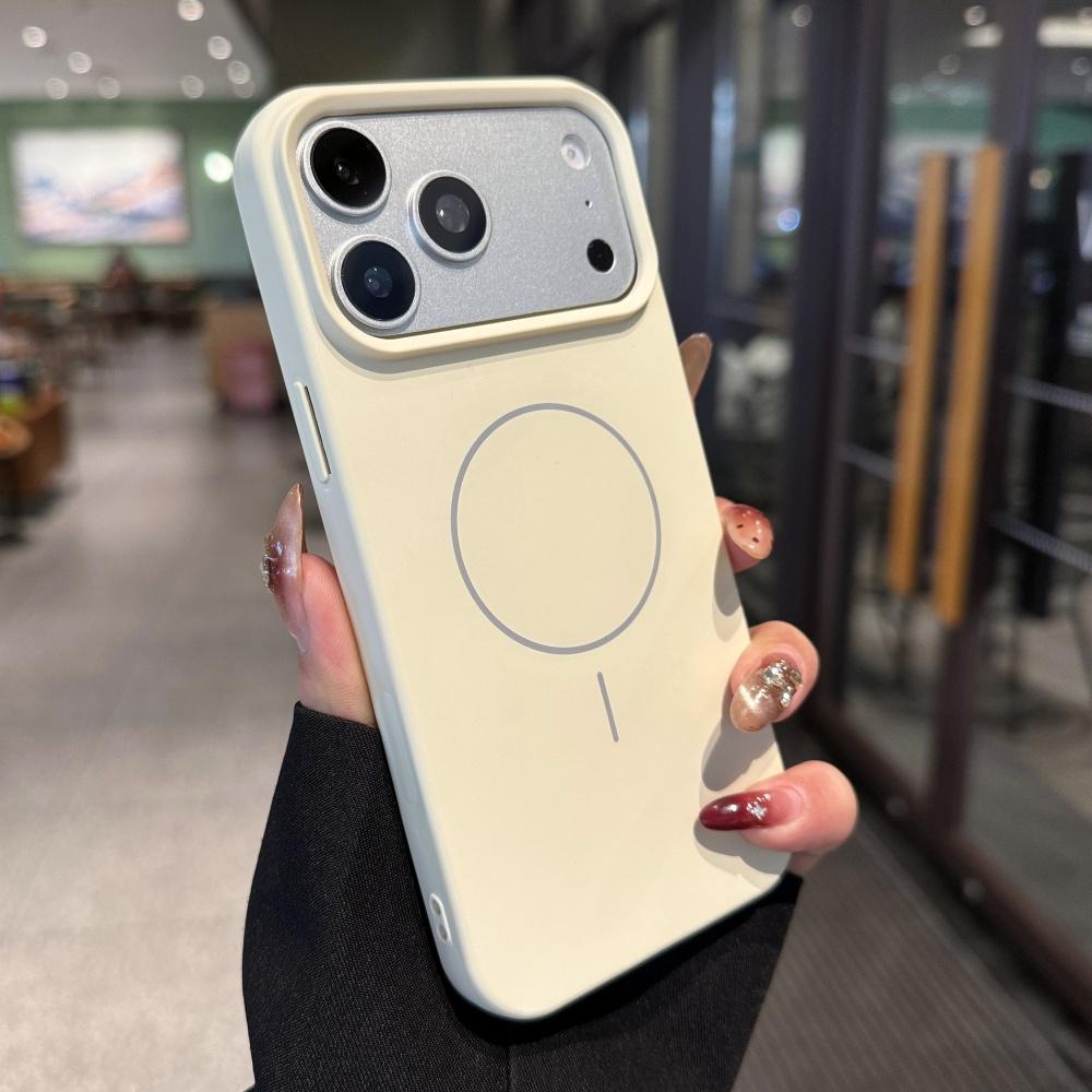 Жидкий силикон Для Magsafe Магнитный чехол Для iPhone 17 Pro 16 15 14 13 11 12 Pro Max Air Камера Сенсорная кнопка Ударопрочный чехол