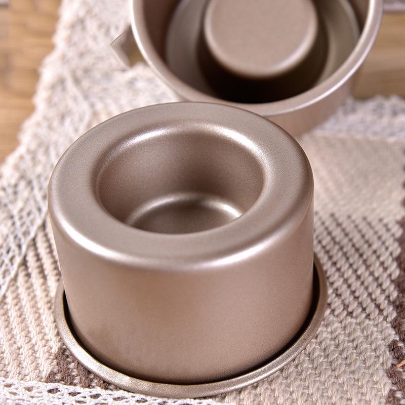 Carbon Steel Baking Molds Mini Cake Mold/Pan Muffin Tart Non-Stick Mold Bake Pans Shortcake Bakeware 1/6 Holds