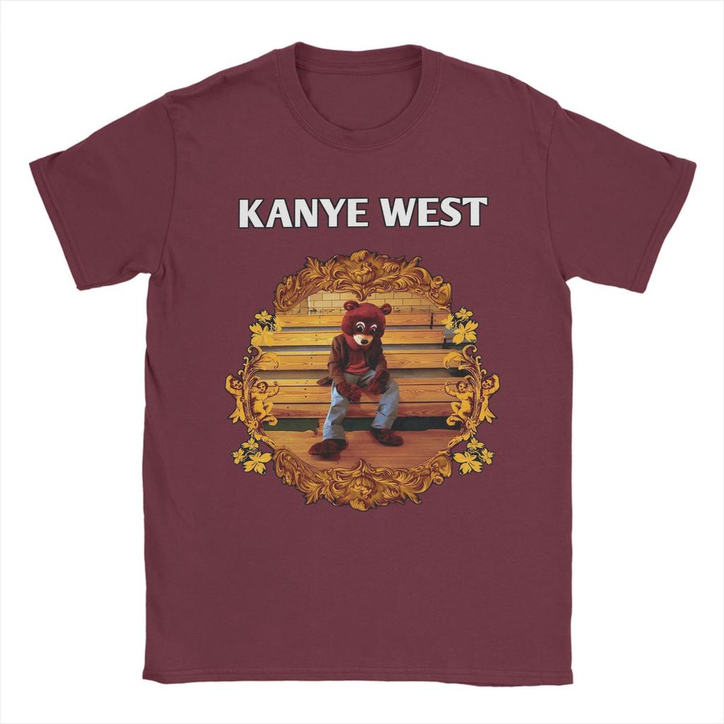 Футболки Kanye West для мужчин, хлопковые потрясающие футболки, футболки с круглым вырезом, топы с коротким рукавом для вечеринок