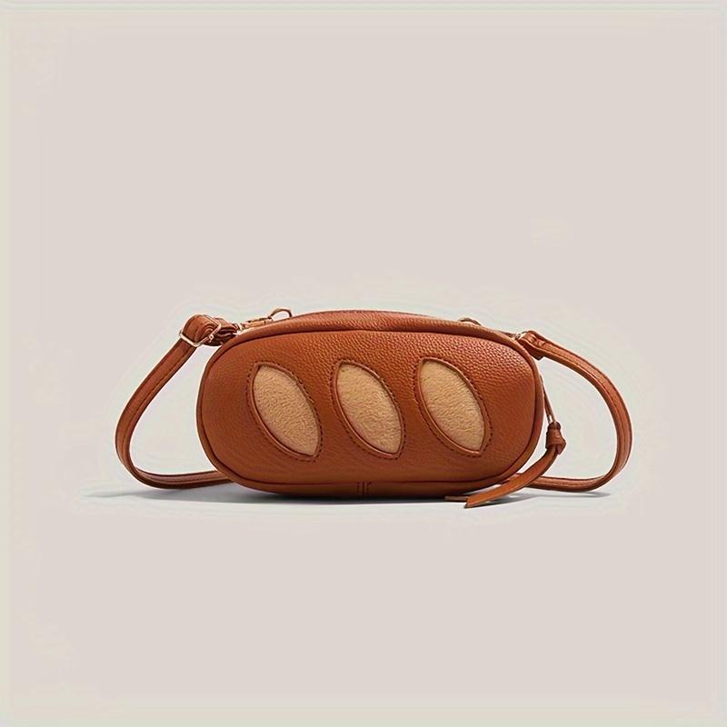 Creative Bread Baguette Bag New Personality Crossbody Bag Multifunctional Strap Cute Fashion Shoulder Commuter Bag