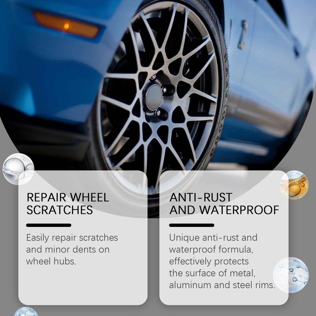 30 мл ручка для ремонта краски на автомобильных дисках ручка для удаления царапин на автомобильных дисках черная ручка для подкраски дисков ручка для ремонта царапин на автомобиле