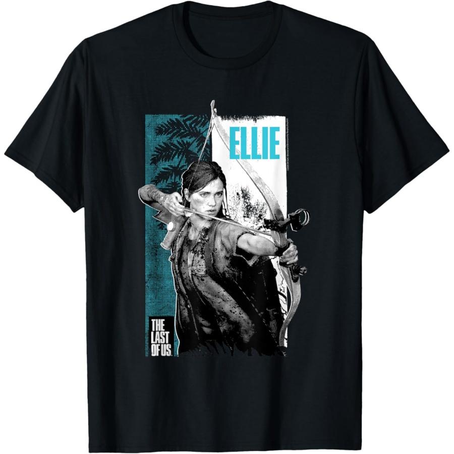 Футболка Ellie с луком и стрелами Листья Видеоигра