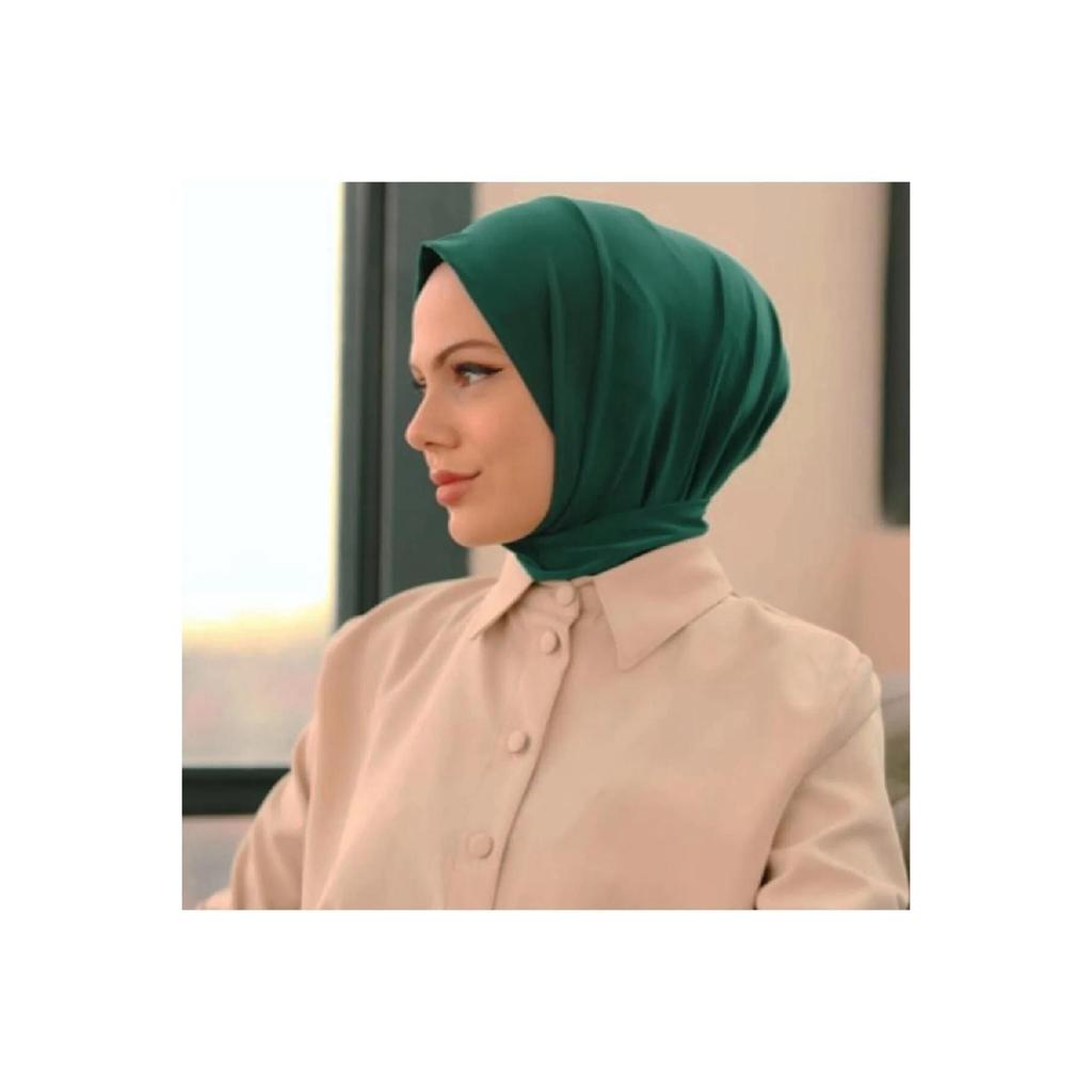 Snap Cap Hijab Swimsuit Top Matching Sea And Pool Bonnet Hijab