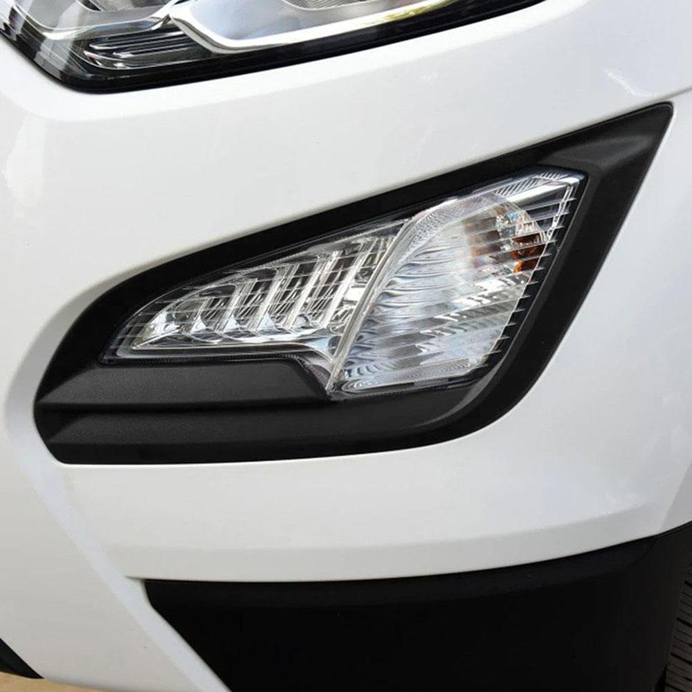 Car Front Left+Right Bumper Fog Light Lamp Bezels For Ford EcoSport 2018-2021