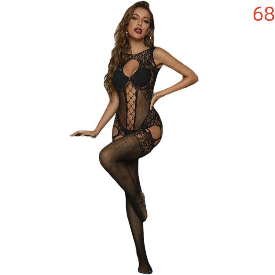 New Fashion Plus Size Women Fishnet Body Stocking Underwear Sexy Bodysuit Lingerie