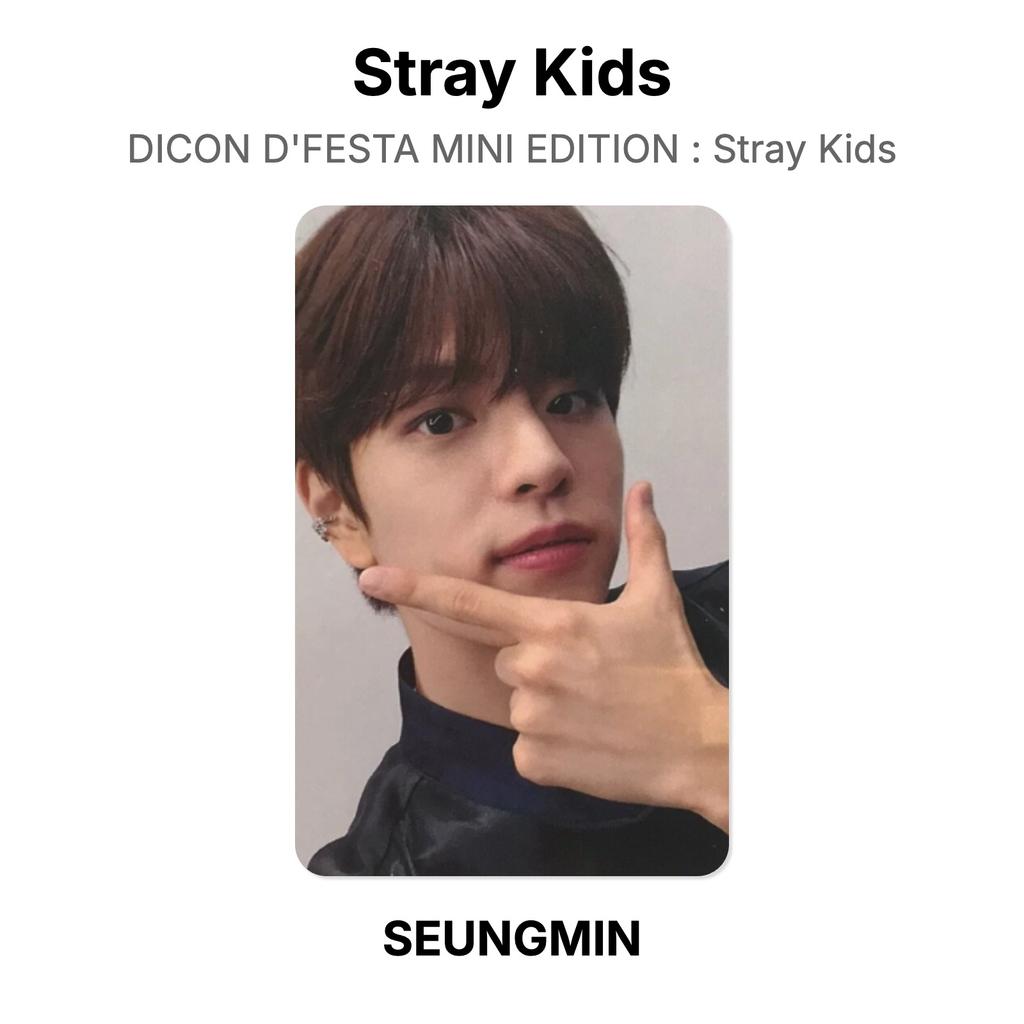 Stray Kids DICON D'FESTA МИНИ-ИЗДАНИЕ : Официальная фотокарточка Stray Kids