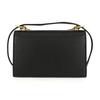 TORY BURCH Miller 22 Spring Summer Flip-Closure Calfskin Crossbody Shoulder Bag Small Women's Black