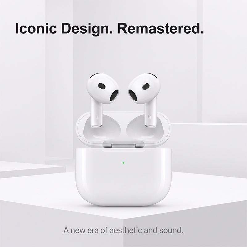 Беспроводные наушники Air 4 Четвертого поколения Bluetooth 5.3 Продвинутое активное шумоподавление (ANC) Четкие звонки Мгновенное сопряжение Наушники с шумоподавлением