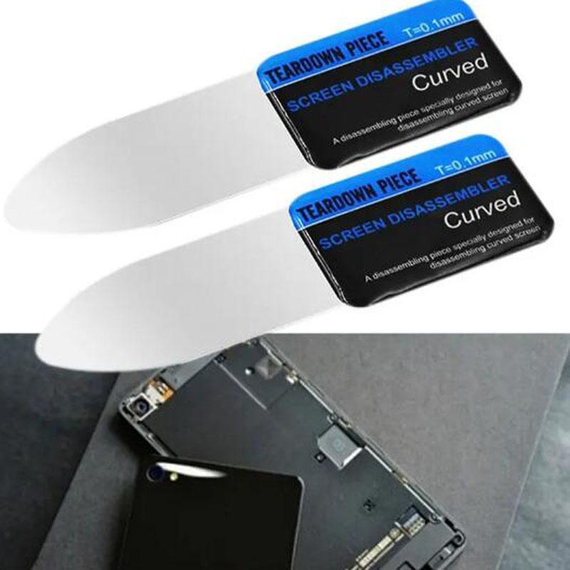 Мобильный телефон изогнутый ЖК-экран Spudger открытие монтировка карты инструменты ультратонкий гибкий мобильный телефон разбирать сталь металл