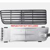 A Set of 4 Pieces Front Reflector Indicator Signal Light Grille Cover for VW Golf Vento Jetta MK3 GTI VR6