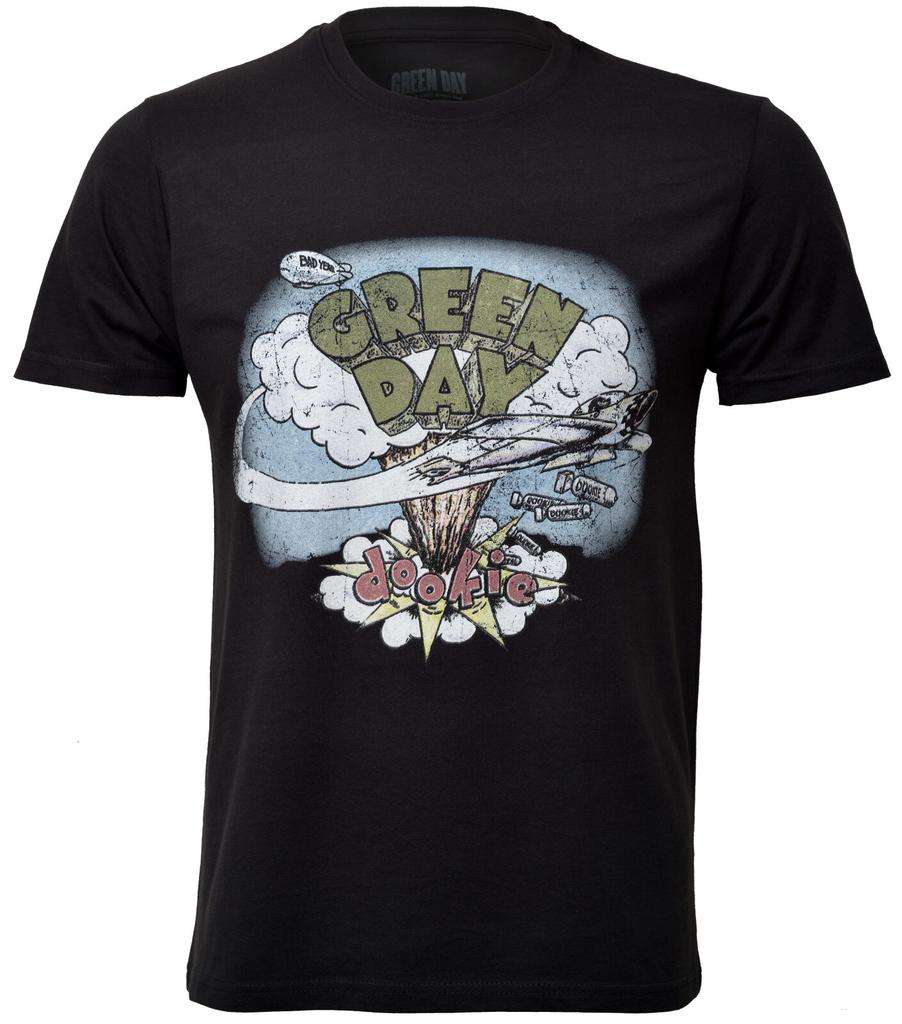 Футболка Green Day Dookie Винтажная Черная Официально Лицензированная Новая