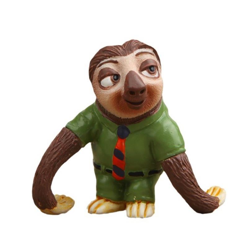Свежий и Милый Сумасшедший Животное Ленивец Молния Си Конг Фигурки Микро-ландшафтный Дизайн Фигурки Украшение для Рабочего Стола