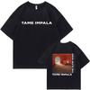 Tame Impala The Slow Rush Двусторонняя печать Футболка Мужская Повседневная Оверсайз Футболки Мужские Lndie Поп-музыка Футболка Мужская Винтажная Футболка